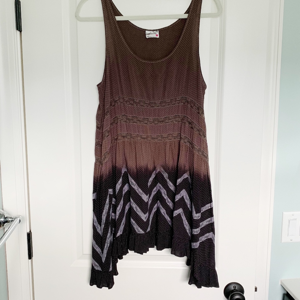 Free People Voile & Lace Trapeze Slip Dress